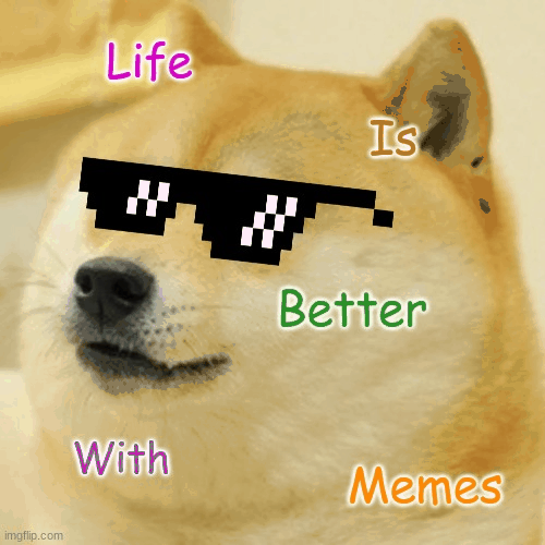 Life is better with memes meme