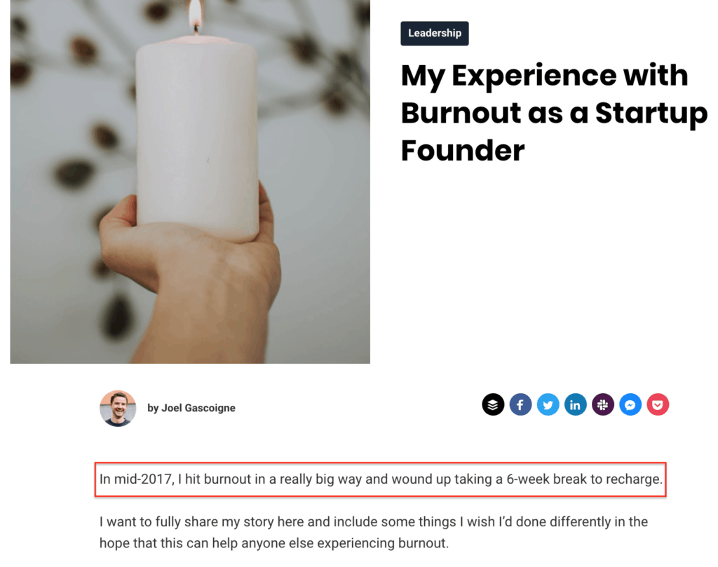 My experience with burnout - writing topic