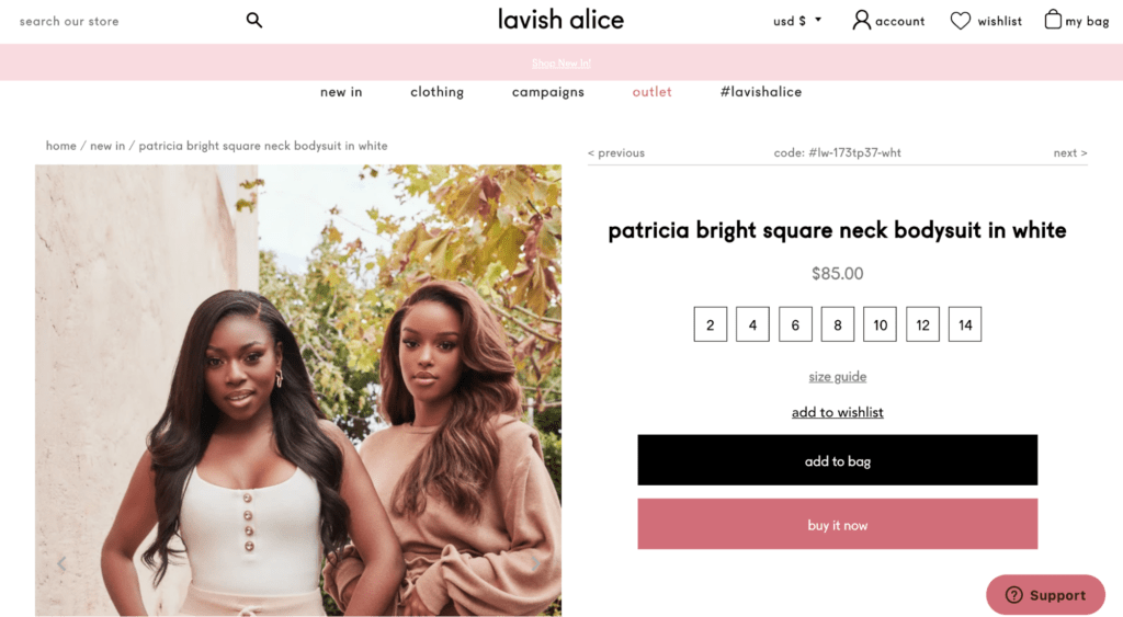 PatriciaBright's page on the Lavish Alice Website to make money on YouTube