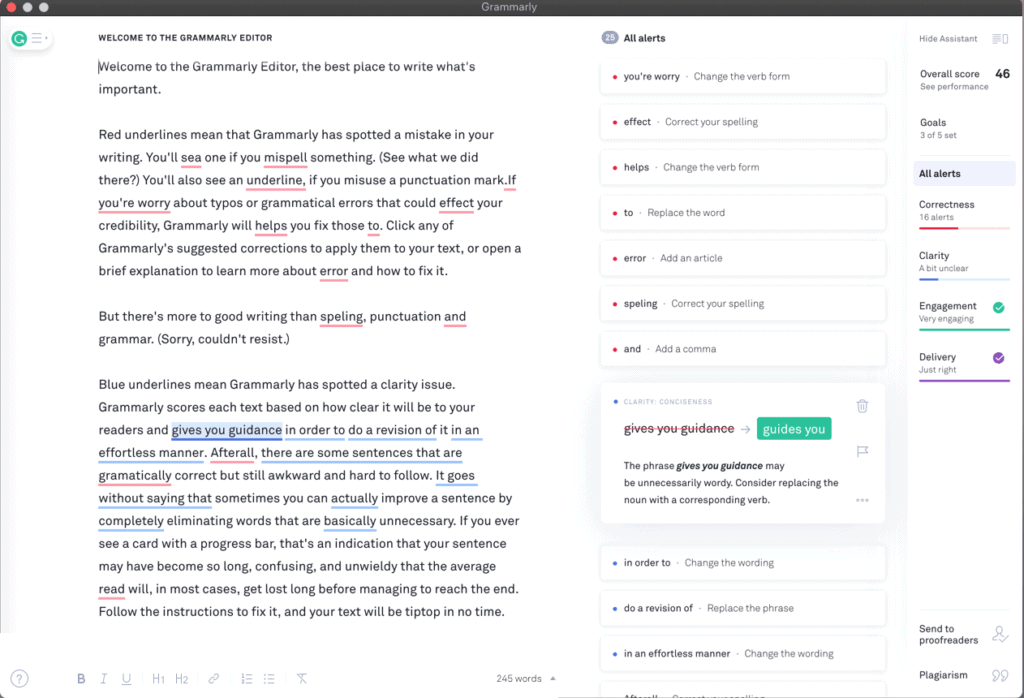 Grammarly Native App