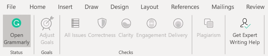 Grammarly Microsoft Add In