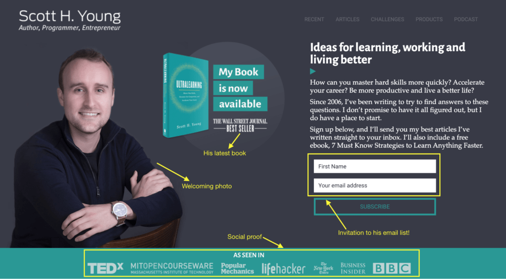 Ideas for learning, working and living better