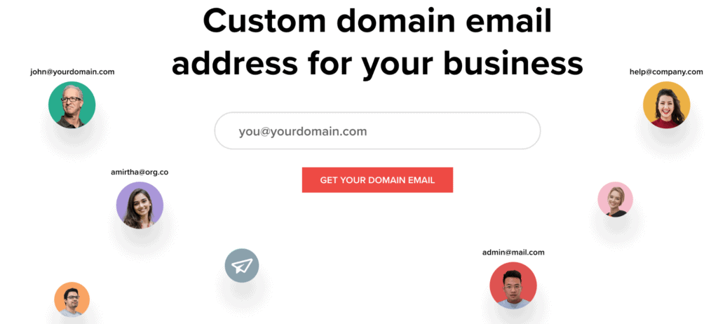 Custom domain email address for your business