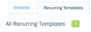 Invoices and recurring templates