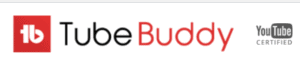 The tubebuddy logo with a youtube Certified tag