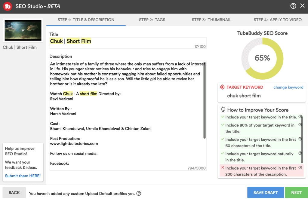 TubeBuddy Tips - Tags and Description Best Practices (How To)