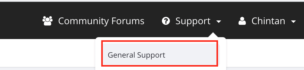 Support >> General Support