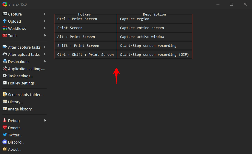 sharex screen recording sotware