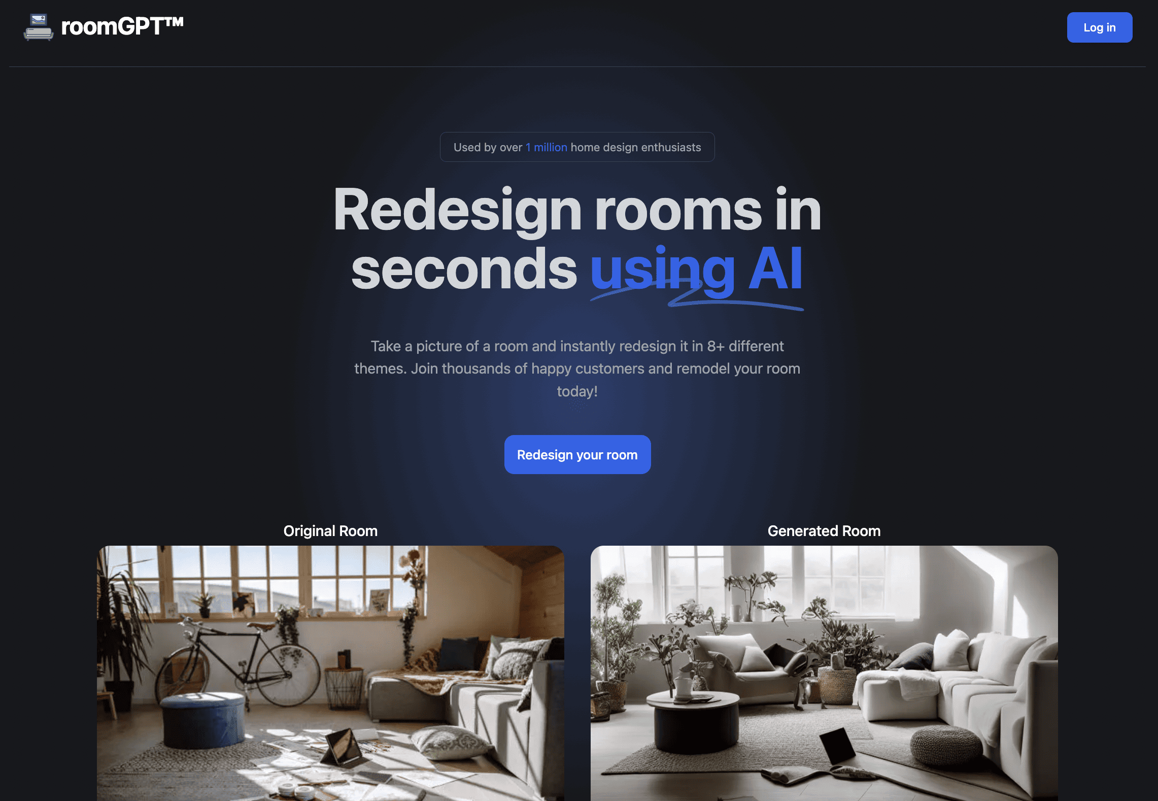 roomgpt homepage