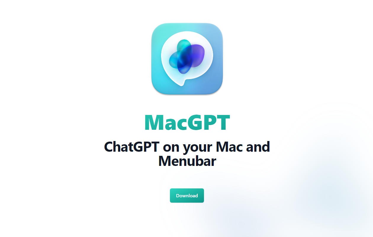 MacGPT: access and interact with ChatGPT on your mac