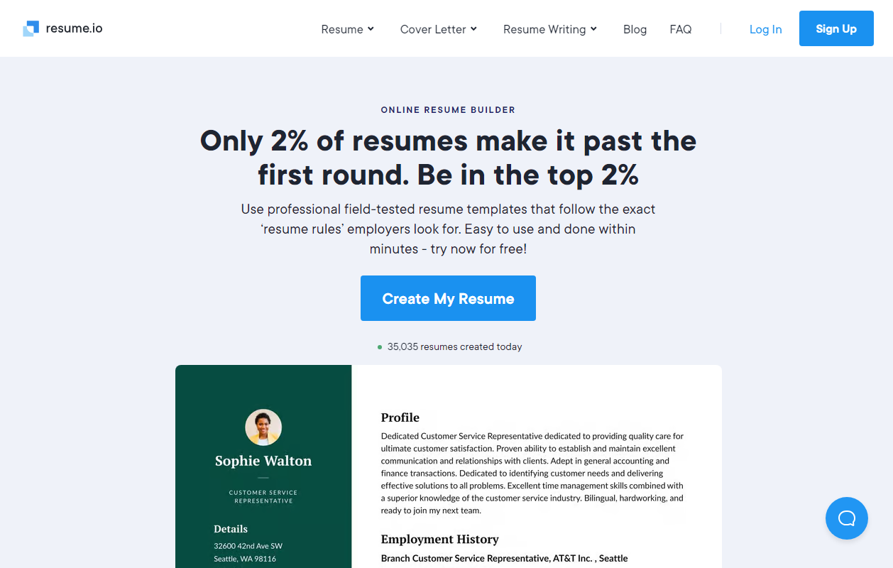 Build your resume