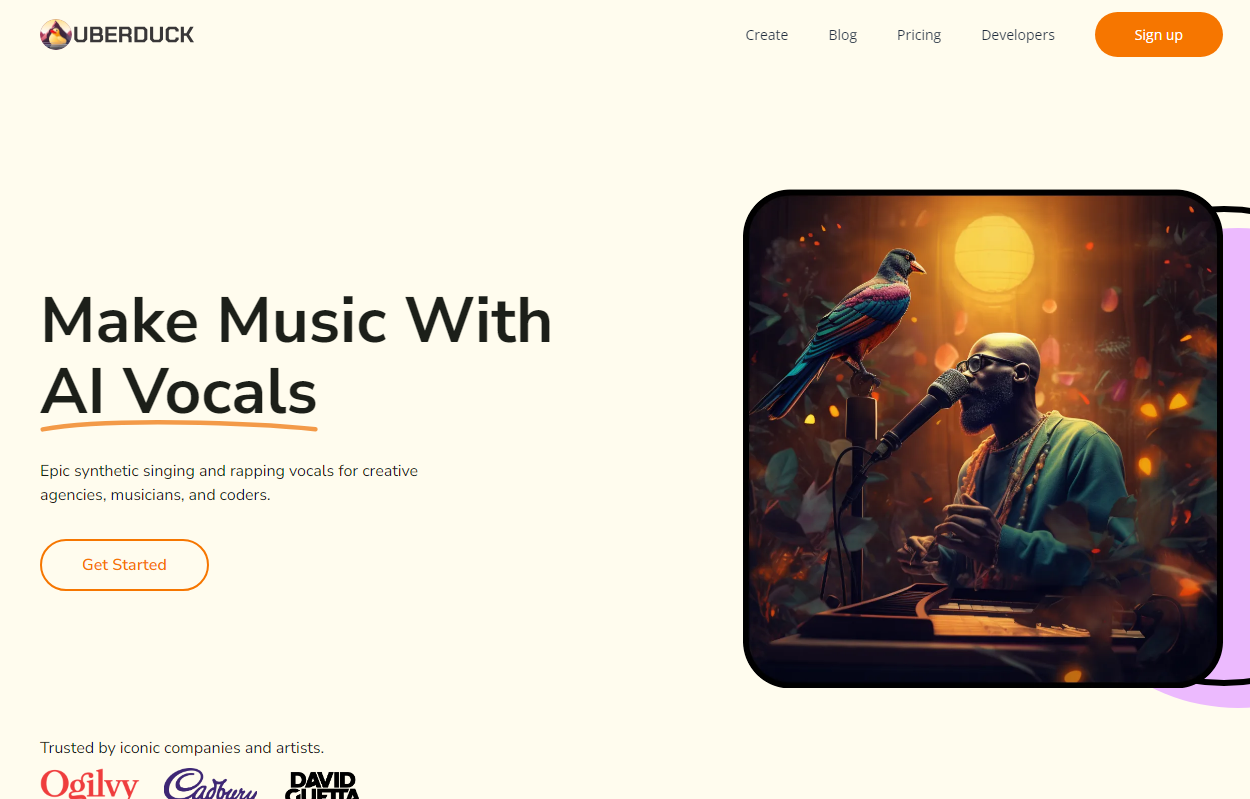 Uberduck: Make songs with AI