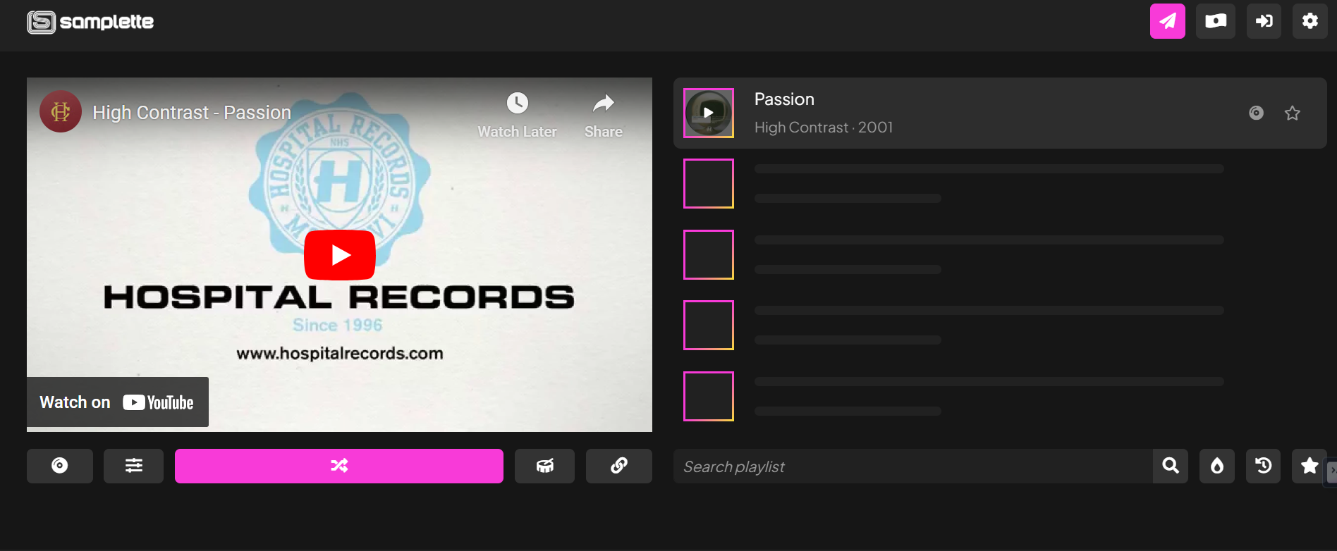 Samplette - AI For Creators Marketplace